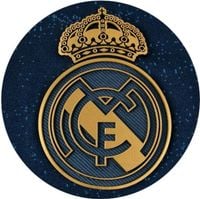 Opłatek na tort Real Madryt Piłka Nożna Bramka Gol Klub Piłkarski