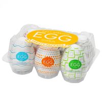 zestaw 6 masturbatorów egg variety pack standard tenga