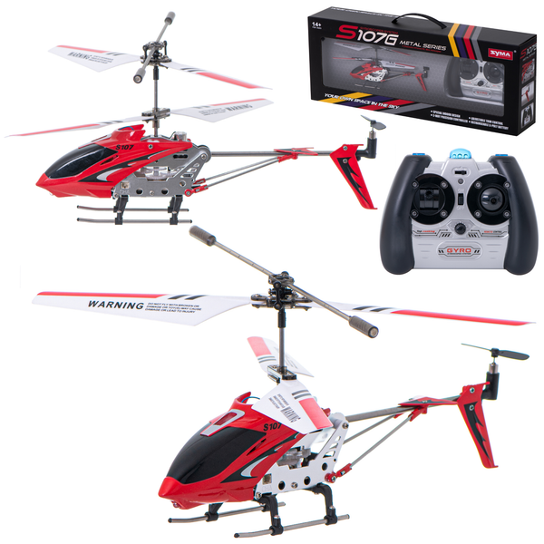 Helikopter RC SYMA S107G czerwony zdjęcie 1