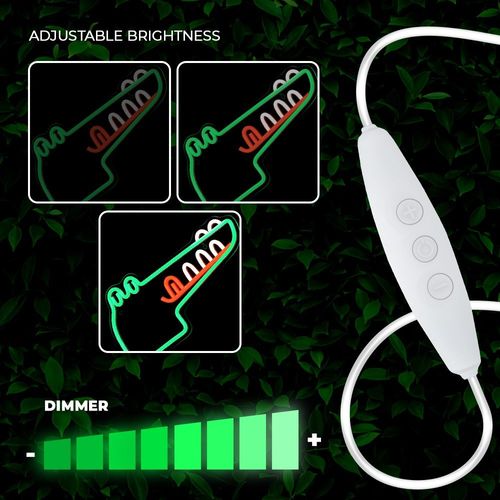 Neon PLEXI LED JURASSIC KROKODYL zielony FLNJ03 Forever Light na Arena.pl