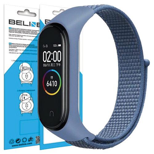 beline pasek mi band 7/6/5/4/3 nylonloopniebieski/blue na Arena.pl