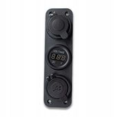 Panel sterowania z przełącznikami Interlook SDP03-BLACK
