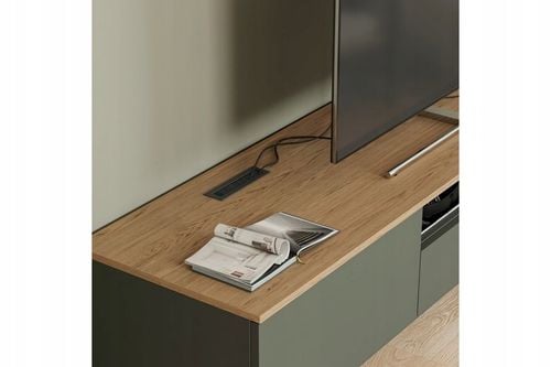 GTV Przepust kablowy przelotka na kable 51 x 180 mm czarny mat na Arena.pl