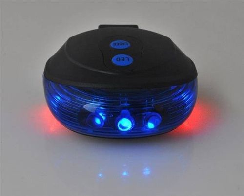 LAMPKA ROWEROWA LED + LASER na Arena.pl