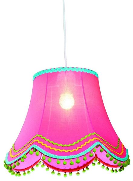 Arlekin zwis 35 1x60W E27 różowy zdjęcie 1