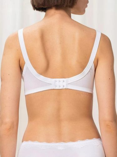 Biustonosz miękki bez fiszbin stanik wygodny biały Triumph Doreen 85D na Arena.pl