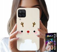 ETUI DO SAMSUNG GALAXY A22 5G - RENIFEREK, RENIFER, ŚWIĄTECZNE WZORY