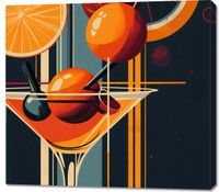 Obraz 100x90cm Koktajl w Stylu