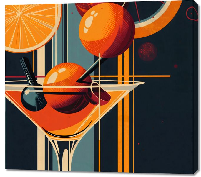 Obraz 100x90cm Koktajl w Stylu zdjęcie 1