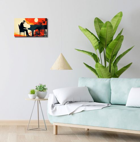 Obraz 40x20cm Pianista na Arena.pl