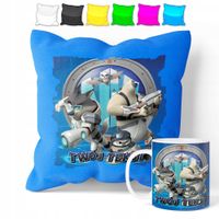 ZESTAW: KUBEK + POSZEWKA - PINGWINY - PREZENT WIELE WZORÓW + IMIĘ