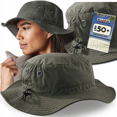 KAPELUSZ BUCKET DAMSKI MĘSKI Z REGULACJĄ PRZECIWSŁONECZNY FILTR UPV 50+ na Arena.pl
