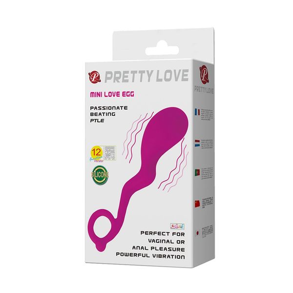 Pretty Love- Mini Love Egg, 12 Vibration Functions zdjęcie 8