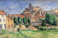 Plakat 91,5x61cm Gardanne, Paul Cezanne Vintage do Salonu