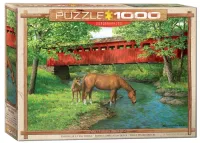 Puzzle 1000 Rodzina koni