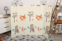 MATA PIANKOWA EDUKACYJNA SKŁADANA DLA DZIECI DWUSTRONNA 150x200 BABYMAM