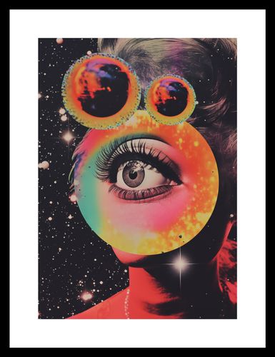 Plakat 21x29,7cm Oko w Kosmosie na Arena.pl