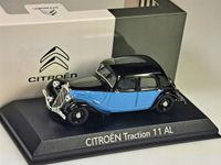 NOREV CITROEN Traction 11 AL Legere Coupe de Ville 1935 Blue/Black 1:43
