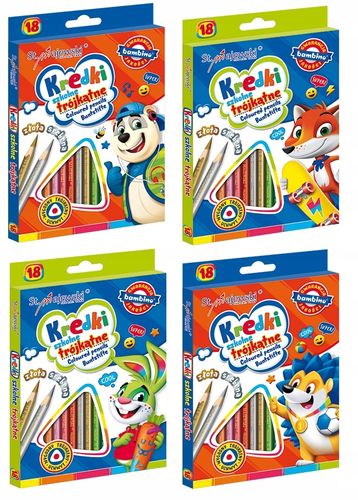 Kredki Bambino Ołówkowe 18Kol 18Cm 2670 A'8 na Arena.pl