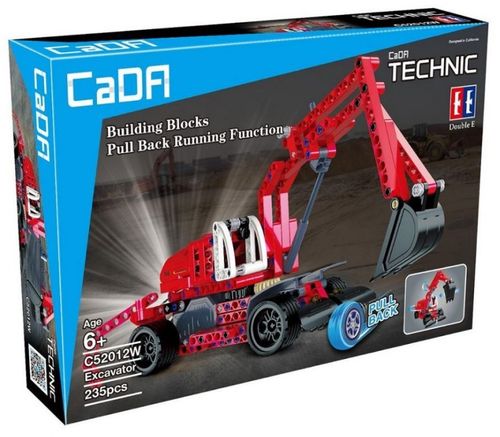 Koparka - klocki CADA - PULL BACK (C52012W) na Arena.pl