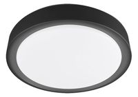 Plafon LAMPA sufitowa FOSTER 3283 Rabalux okrągła OPRAWA metalowa LED 28W 2700K - 5000K plafoniera z pilotem czarna