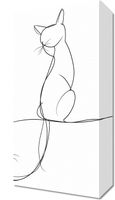 Obraz 20x40cm Elegancja w Jednej Linii