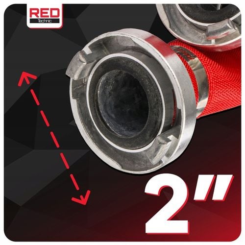 WĄŻ STRAŻACKI PARCIANY DO WODY SZAMBA SZYBKOZŁĄCZKA 2" 30 M 8 BAR na Arena.pl