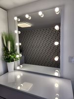 Lustro SILVER III 80 x 100 do makijażu, makeupu, wizażu PION