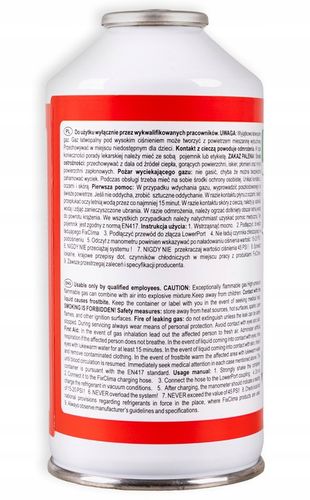 ZESTAW DO NAPEŁNIANIA KLIMATYZACJI AUT CZYNNIK R1234YF + USZCZELNIACZ na Arena.pl