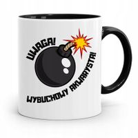 Dla Akwarysty Kubek Czarny Na Prezent Na Urodziny Z Nadrukiem Ze Zdjęciem