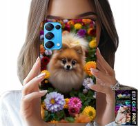 ETUI DO OPPO RENO5 4G 5G - SŁODKI PIESEK, POMERANIAN CASE + SZKŁO
