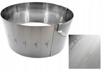 RANT OPASKA DO TORTU REGULOWANA TORTOWNICA FORMA PODZIAŁKA 18-30 H12cm