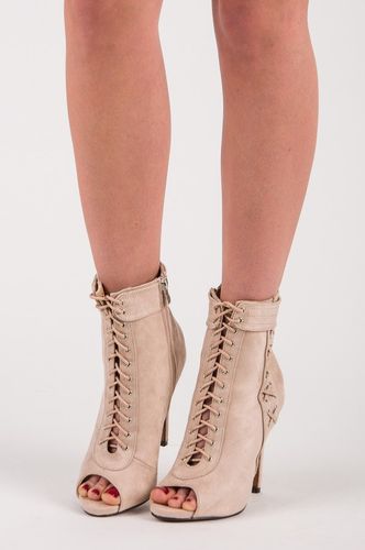 WIĄZANE BOTKI OPEN TOE Rozmiar - 40 na Arena.pl