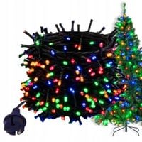 LAMPKI CHOINKOWE 1000 LED ZEWNETRZNE EFEKTY FLASH MULTICOLOR