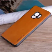 Etui AIORIA Vintage LEATHER do Samsung Galaxy S9 pomarańczowy