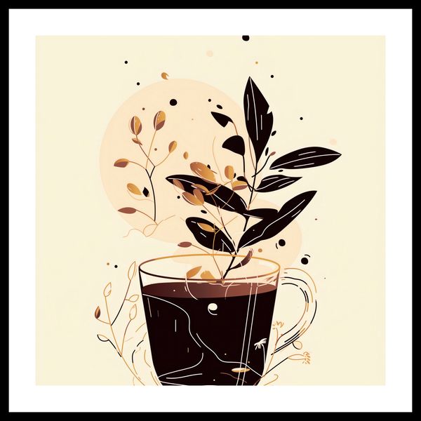 Plakat 40x40cm Jesienna Donica zdjęcie 3