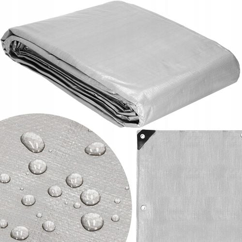 PLANDEKA PLANDEKI 3x5m SZARA WZMACNIANA 260G MOCNE OKRYCIE PŁACHTA na Arena.pl