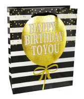 Torebka Prezentowa na Urodziny - Happy Birthday [M - 23 x 18 x 8 cm, W3]