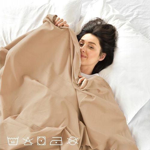 Prześcieradło bez Gumki Tradycyjne 160x200 cm Bawełniane Polskie - Bawełna na Arena.pl