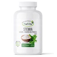 Stewia Ekstrakt 95% NatVita 50g standaryzowany na 95% glikozydów stewiowych
