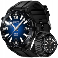 Smartwatch Veltori VT150-1 Czarny Pasek Silikonowy Czarna Bransoleta