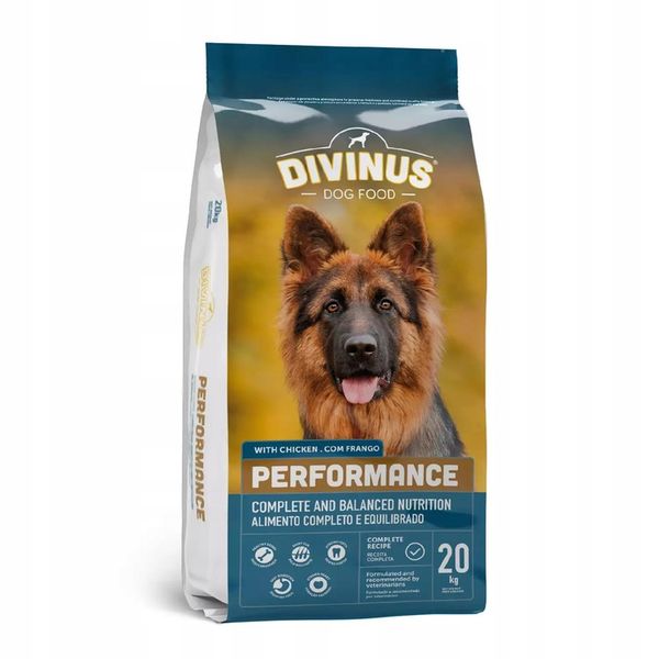 DIVINUS Performance karma sucha dla psa owczarek labrador witaminy 20kg zdjęcie 2