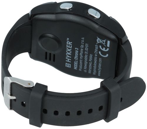 Smartwatch Hykker Chrono 3 czarny na Arena.pl