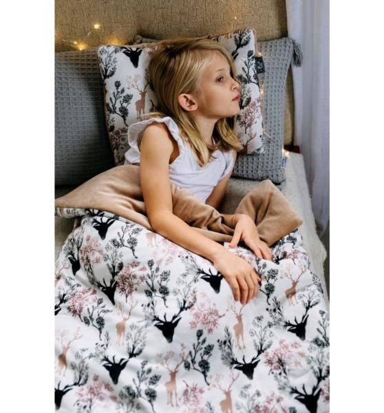 Kocyk Dwustronny Bambus/Velvet - JELONKI JASNE zdjęcie 4