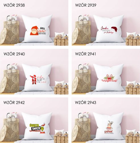 Poduszka z nadrukiem PREZENT WESOŁYCH ŚWIĄT na Arena.pl