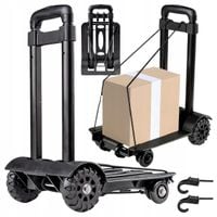 Wózek Transportowy Torba Na Zakupy Teleskopowa Rączka Składany Transporter