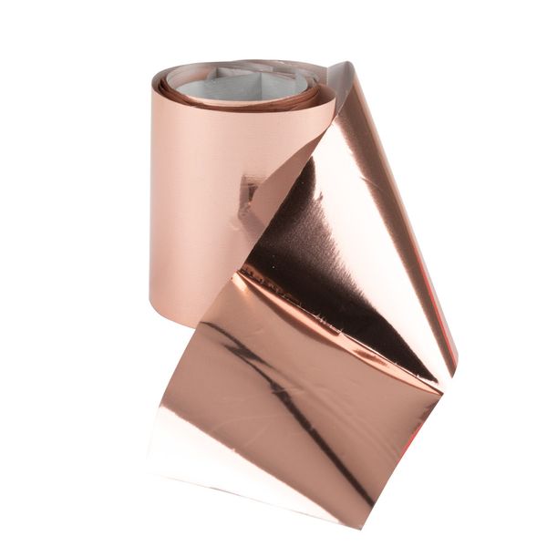 Folia transferowa metallic lustrzana różowe złoto 80 cm Molly Lac zdjęcie 4