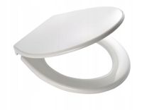 Deska sedesowa RIDDER Miami wolnoopadująca, biała, uniwersalna