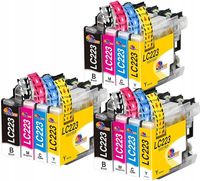 12x TUSZE LC-223 XL DO DRUKARKI BROTHER MFC-J4420DW DCP-J4120DW DCP-J562DW