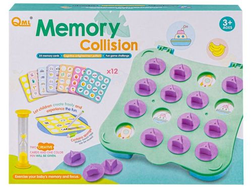 Edukacyjna Gra Memory, Super Na Pamięć, Plansza, Klepsydra, Karty na Arena.pl